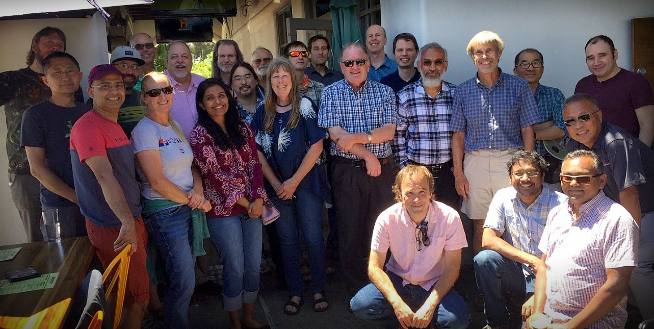 DESC team members and others pictured at a division event, March 2021. Photo courtesy of Amit Majumdar.